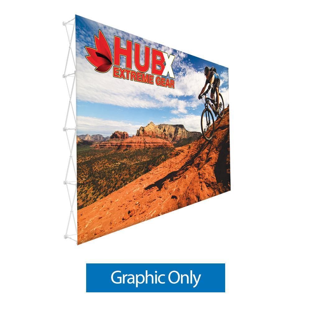 15ft. RPL Straight Fabric Pop Display - WS Display