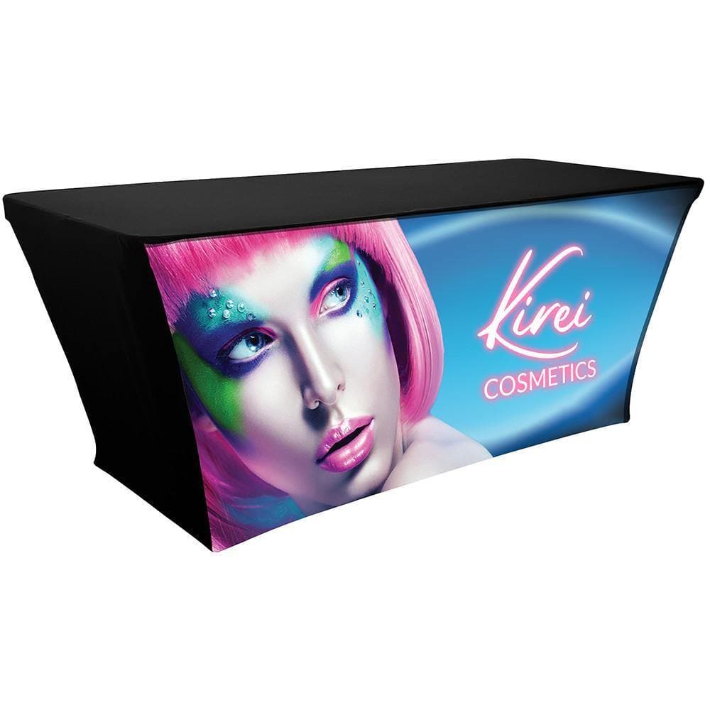 6 ft./ 8 ft. Backlit Fitted Table Throw - WS Display
