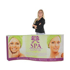 EZ Fabric Curved Counter - WS Display