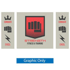 3.3 x 3.3ft. Lumiere Counter Display - WS Display