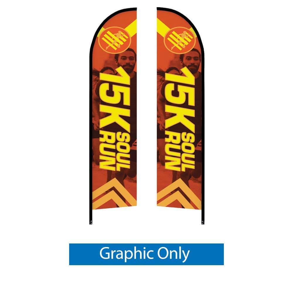 14ft. Large Feather Flag - WS Display