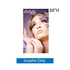 48" SilverStep Retractable Banner Stand (Silver) - WS Display