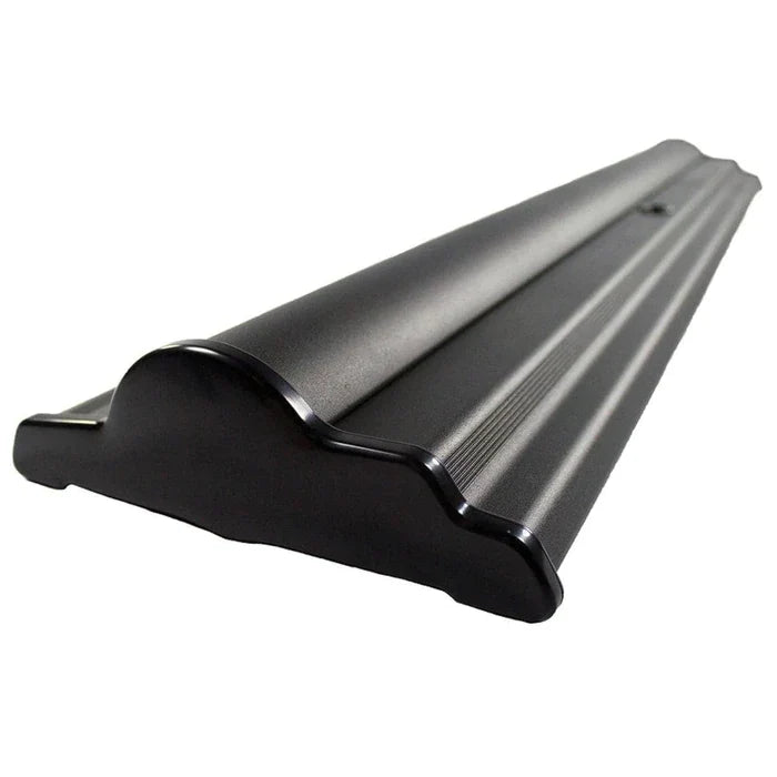 36" SilverStep Tabletop Retractable Banner Stand (Black and Silver) - WS Display