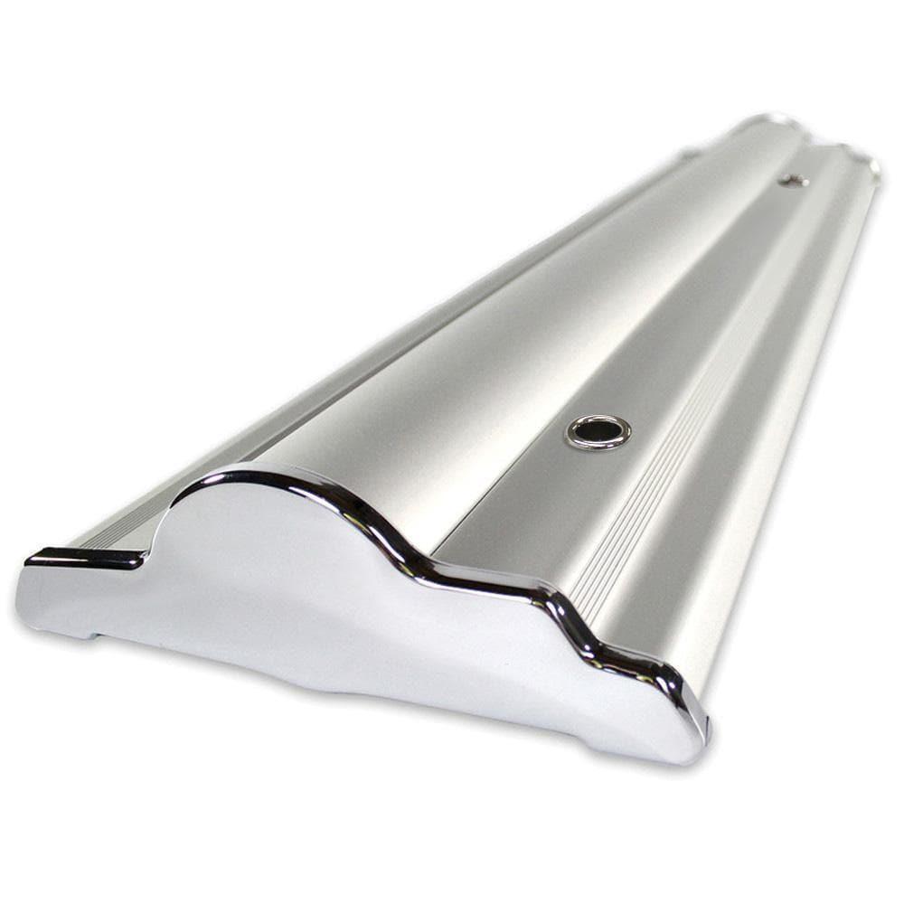 60" SilverStep Retractable Banner Stand (Silver) - WS Display