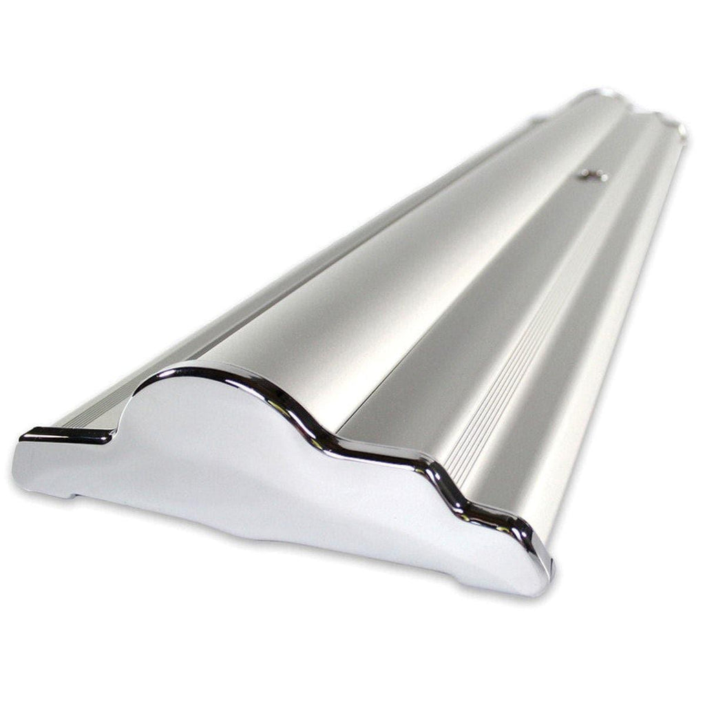 48" SilverStep Tabletop Retractable Banner Stand (Silver) - WS Display