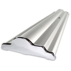 48" SilverStep Tabletop Retractable Banner Stand (Silver) - WS Display